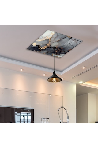 Cam Avize Göbeği | Stark Mermer | 50Cm X 50Cm Çok Renkli