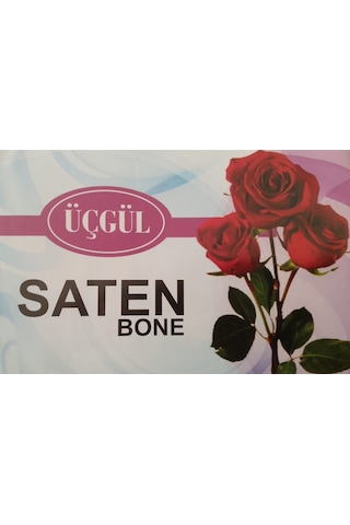 Üçgül Saten Bone Beyaz