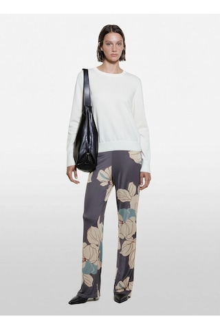Sisley Kaşmir Karışımlı Regular Fit Kazak Kadın Krem Kazak - 325a102hm100f