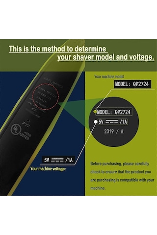 Adet 5v 1a Usb Tıraş Makinesi Şarj Kablosu Qp2724 Qp2834 Qp1924 Mg9520 Elektrikli Tıraş Makinesi Düzeltici Şarj Cihazı C S180 İle Uyumludur Newway Diğer