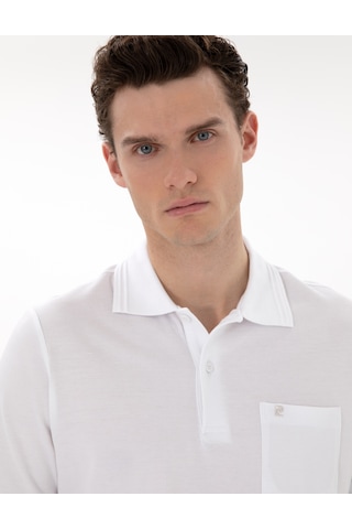 Pierre Cardin Erkek Beyaz Tişört Basic 50306552-vr013 Beyaz