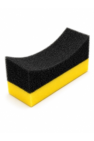 Edde Araba Araç Oto 5'li Lastik Parlatma Süngeri Parlatıcı Sünger 5 Adet Set Oto Detailing