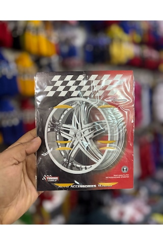 Universal Araç Uyumlu, Toyota Jant Göbeği Arması, Sticker 4'lü Set 60mm Gümüş