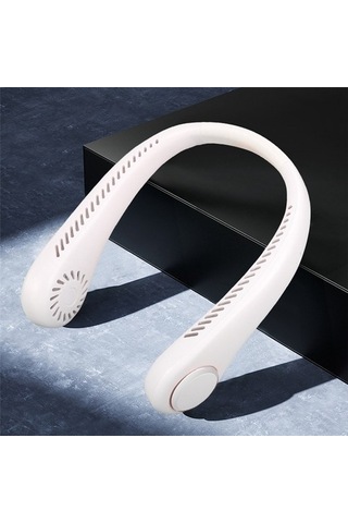 Taşınabilir Mini Boyun Fanı 1200mah Usb Şarj Edilebilir 3 Hızlı Spor Fanı-d 4710 Pembe