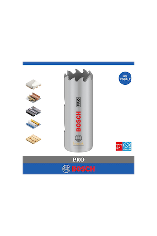Bosch Pro 19 Mm Multi Vidalı Bi-metal Panç 2608901493