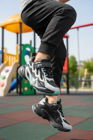 Marcokids Gri Cırtlı Hafif Erkek Çocuk Spor Ayakkabı 161-t5440210 F Gri