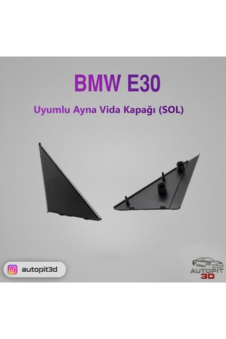 Bmw E30 Uyumlu İç Ayna Kapağı Sol Taraf