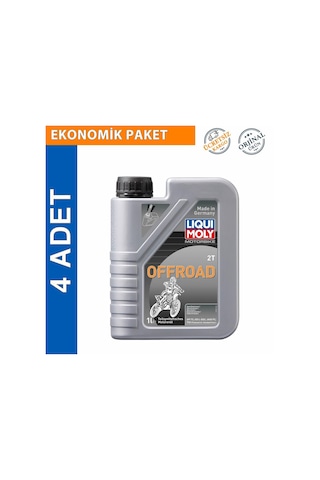 Liqui Moly 2t Offroad 1 L Yarı Sentetik Motosiklet Yağı (4 Adet)