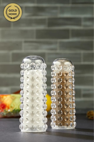 2 Li Boncuklu Plastik Mika Tuzluk Biberlik Baharatlık Boncuk Seri