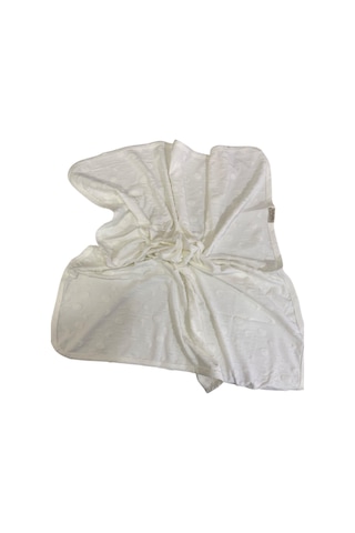 Babydoll Battaniye Babydola Ekru - Beyaz Asortili-11745 Beyaz