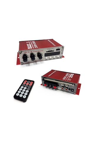 Oto Anfi Mini Fm Radyo 12V 400W Bluetoothlu Usb ve Sd Kart Giriş Oto Anfi Mini Fm Radyo 12V 400W Bluetoothlu Usb ve Sd Kart Giriş