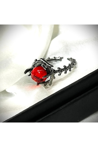 Dükkan Design Ejderha Yumurtası Ayarlanabilir Yüzük Antrasit