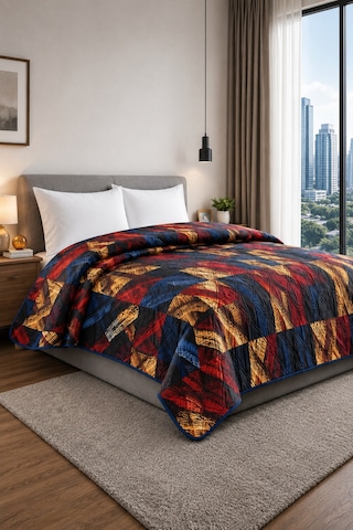 Yatak Örtüsü Çok Amaçlı 100% Polyester Hassas Tuşeli Basklı Lüx - Premium 200 Cm X 220 Cm Ab Siyah Kedi