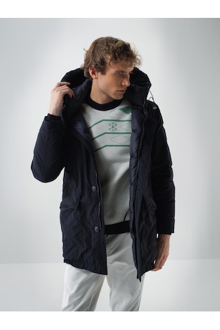 Lacivert Formunu Koruyan Regular Fit Mont 190552