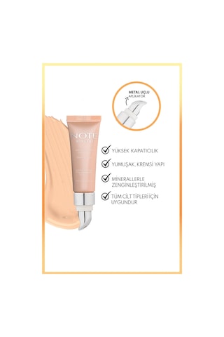 Note Cosmetique Mineral Concealer Spf 15 Yoğun Kapatıcı Metal Başlıklı Göz Altı Kapatıcısı - 202 Orta Açık