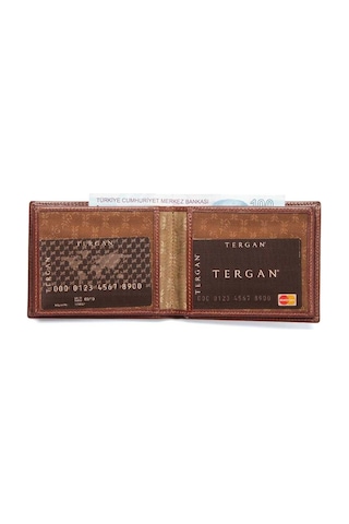 Tergan Taba Deri Erkek Cüzdan - S1ce00001499-b01 Taba