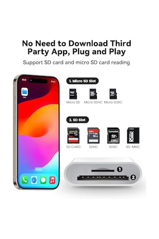 Apera MT38 Android Ve Apple Uyumlu iPhone 15 İle Type-c Çevirici Adaptör