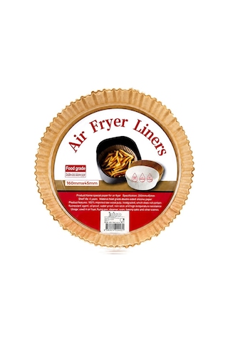 İbico İ22-460 Air Fryer Pişirme Kalıp Kenar: 4.5cm Yuvarlak Taban: 16cm 50 Adet Kağıt Diğer