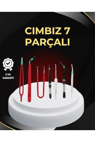 Model Yapımı Ve Anakart Tamiri İçin Hassas 7 Li Cımbız Seti