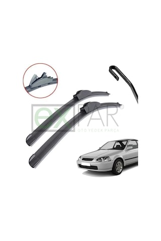 Honda Civic Ön Cam Silecek Süpürgesi Takımı 1996 - 2001 Civic 1.6 İes 1.4 İs Ön Silecek Honda Civic Ön Cam Silecek Süpürgesi Takımı 1996 - 2001 Civic 1.6 İes 1.4 İs Ön Silecek