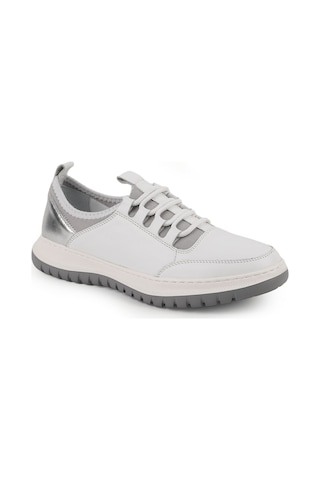 Libero Lz5911 Esnek Çorap Yakalı Hafif Eva Tabanlı Antik Kadın Sneaker Beyaz