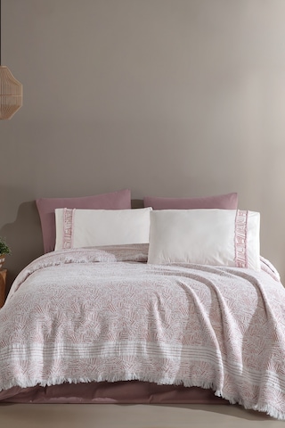 Elart Giza Yastık Kılıfı %100 Pamuk 2 Adet 50x70 Cm Gülkurusu Gülkurusu