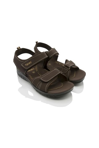 Twigy Adventure Çocuk Sandalet Kahverengi 28/35 K1301-RB Kahverengi