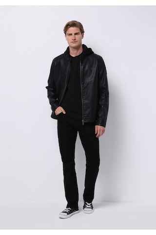 Colin's Colins Slim Fit Erkek Siyah Mont Pu Cl1076212 Q1.v1 Blk Siyah