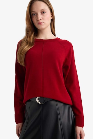 Defacto Yün Karışımlı Regular Fit Bisiklet Yaka Triko Tunik G5867ax25wnrd344 Kırmızı-rd344