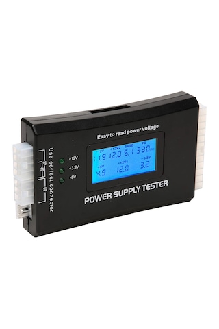 Power Suply Test Cihazı Dijital Lcd Ekran Pc 20/24 Pin