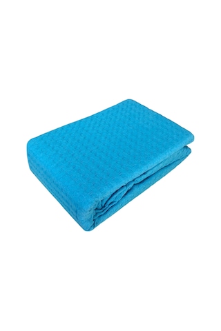 Royam Havuzlu Pike %100 Pamuk Tek Kişilik 160 X 220 Mavi