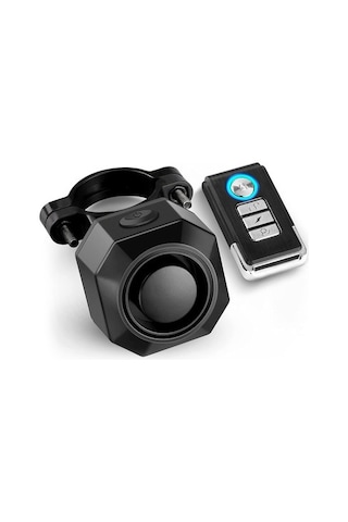 Happychildhood Usb Şarj Edilebilir Bisiklet Alarmı, Uzaktan Kumandalı, 110db Yüksek Sesle Kablosuz Hırsızlığa Karşı Titreşim Hareket Sensörü Araç Güvenlik Alarmı