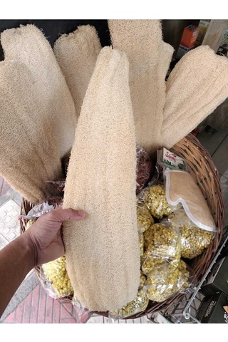 Kese Hamam Kesesi Kabak Lifi 60 - 70 Cm Ham Kabak Lifi Işlenmemiş Lif Kabak