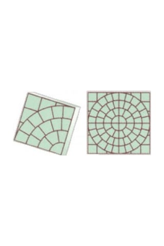 Plastik Parke Taşı Kalıbı Tretuar Büyük Güneş 5 Cm( 5 Ad)