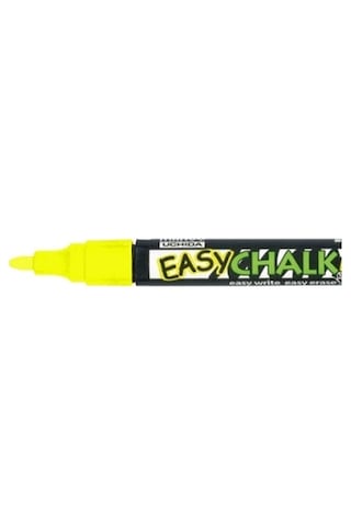 Marvy Easy Chalk Marker Sıvı Tebeşir Kalemi Fosforlu Sarı N11.59