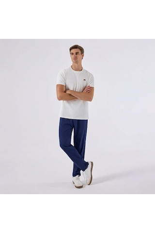 Ellesse 6sm5069-of Bisiklet Yaka Erkek T-shirt - Kırık Beyaz