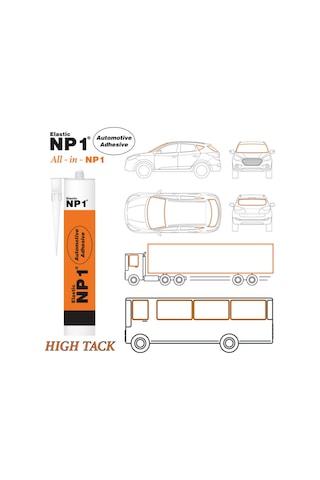 Np1 Ms Automotive Poliüretan Kartuş Gri 290ml Gri - Limestone