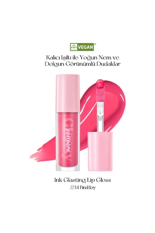 Dudaklara Dolgun Ve Işıltılı Görünüm Sunan Gloss Perıpera Ink Glasting Lip Gloss 14 Find Joy 14