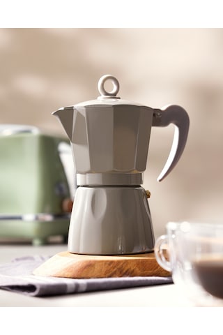 Madame Coco Tara Moka Pot - Bej - 300 Ml