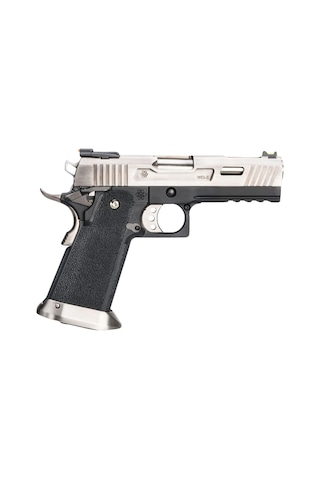 We Hi-capa Allosaurus 4.3" Silver Full Auto Gbb Airsoft Tabanca