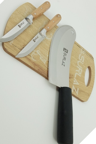 Sürmene Mutfak Bıçak Seti Soğan. Satırı. Pide Kesici