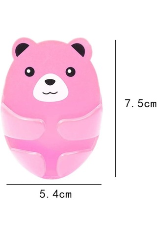 Kendinden Yapışkanlı Sevimli Sarılan Ayı Kablo Tutucu 4 Adet