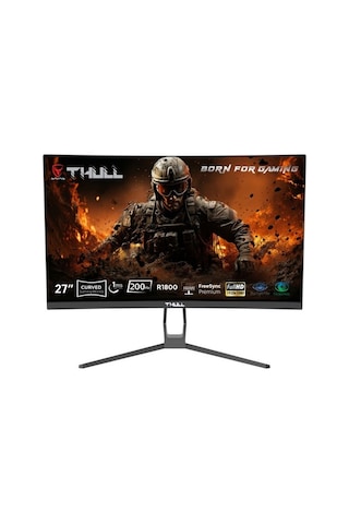 Thull Vision TG-VSN27C-200  27'' 1 MS 200 Hz Freesync FHD VA Curved Gaming Monitör