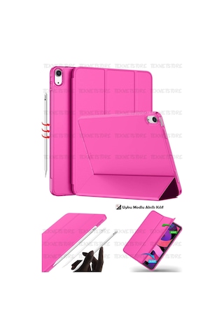 Apple Uyumlu iPad 10. Nesil 2022 10.9 Inç Tablet Flip Smart Standlı Akıllı Kılıf Smart Cover Kılıf