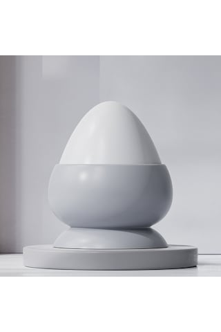 Geeksen Silikon Gevşetici Masaj Topu - Süngerli Tabanlı, Omuz-arka-bel Gevşetimi, Yoga Ve Fitness İçin Dayanıklı Sarımsak Desenli Gri Kutulu Diğer