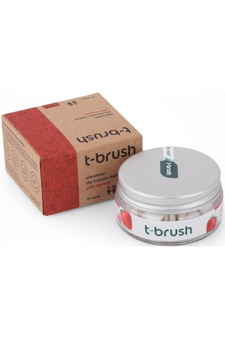 T-brush - Çocuk Doğal Diş Bakım Seti - Mavi- Large