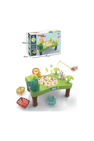 Hayvanat Bahçeli Mıknatıslı Kırmızı Balık Oyunu Müzikli Masalı Balık Yakalama Oyunu