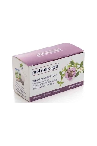 Prof Saracoglu Yabani Kekik Urtica Thymus Serpyllum Bitki Çayı 20'li Prof Saracoglu Yabani Kekik Urtica Thymus Serpyllum Bitki Çayı 20'li