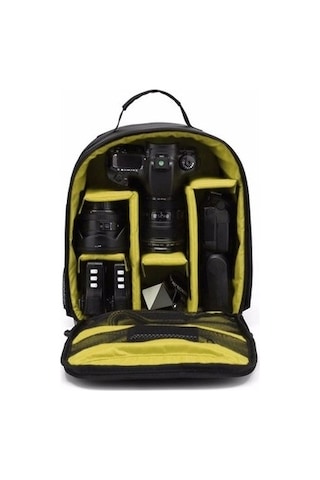 Nikon Çanta Dslr Fotoğraf Makinesi İçinbölmeli Nikon Sırt Çantası