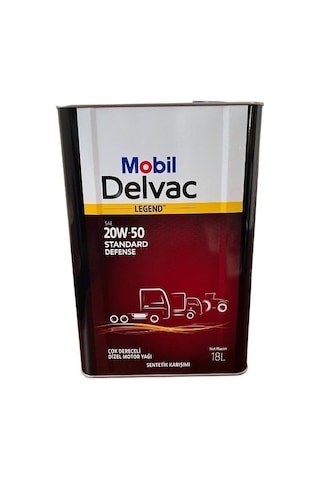 Mobil Delvac Legend 20W-50 Standard Defense Motor Yağı 18 L